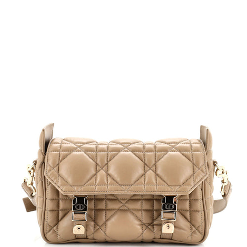 Dior Diorcamp Messenger Bag Padded Macrocannage Quilt Calfskin Small
