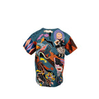 Dior Size 36 Artist Embroidery Blouse T-shirt Cotton Multicolour