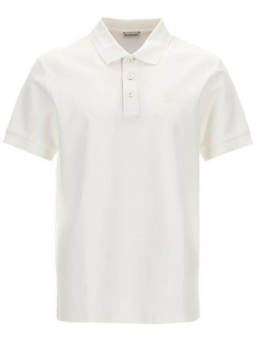 Burberry Burberry Logo Embroidery Polo Shirt