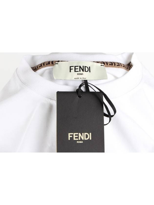 Fendi Rome Logo Short Sleeve T Shirt S