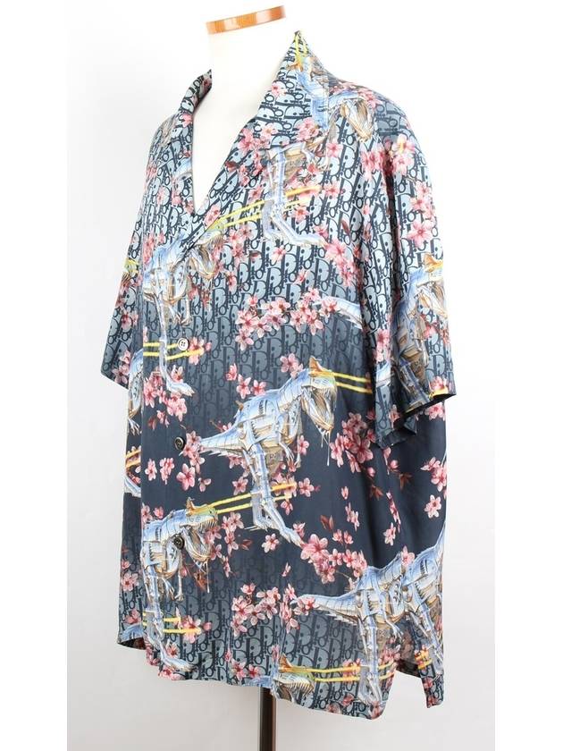 Oblique flower silk shirt 41 100 105 Dior