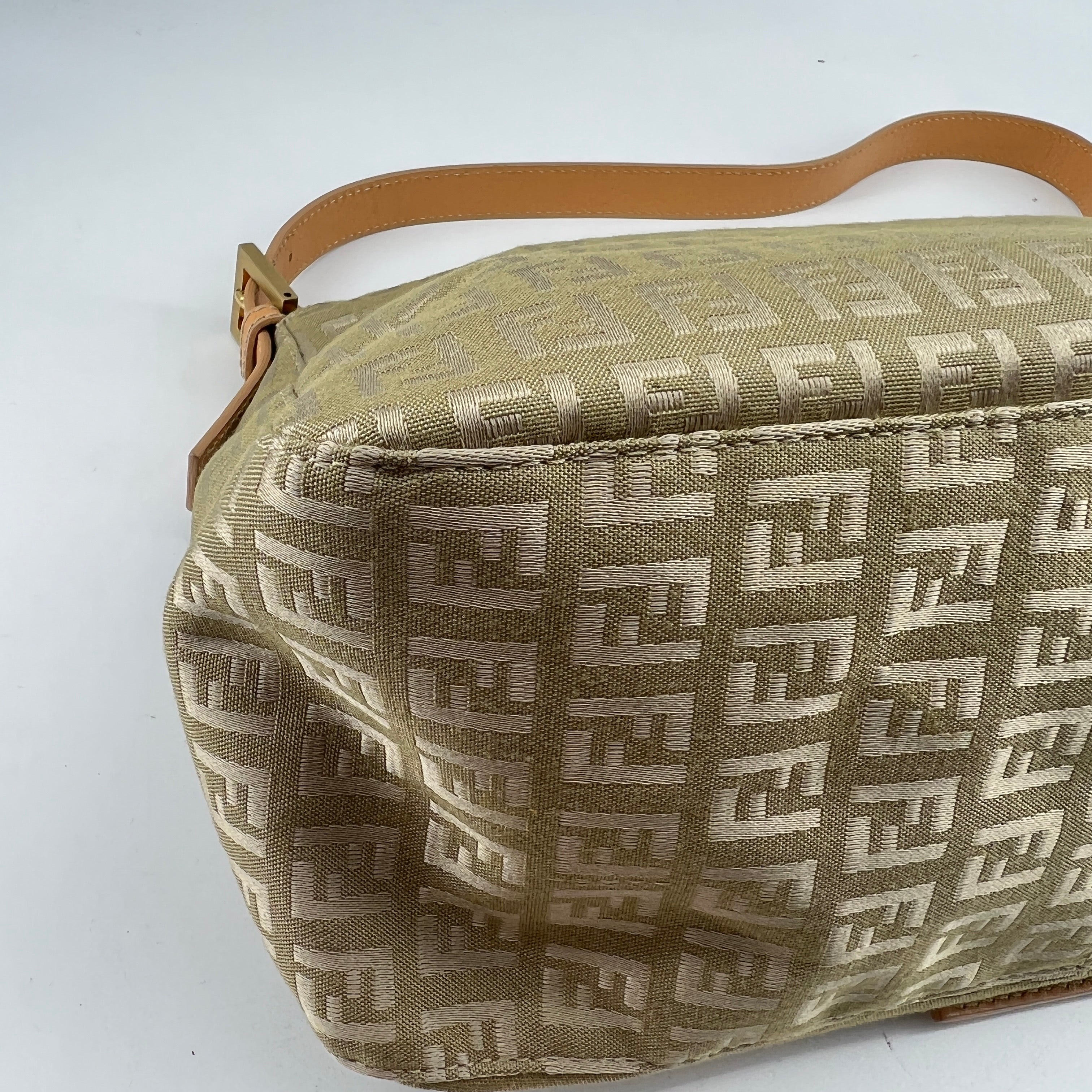 Fendi Zukka Mamma Baguette Shoulder Bag TWS