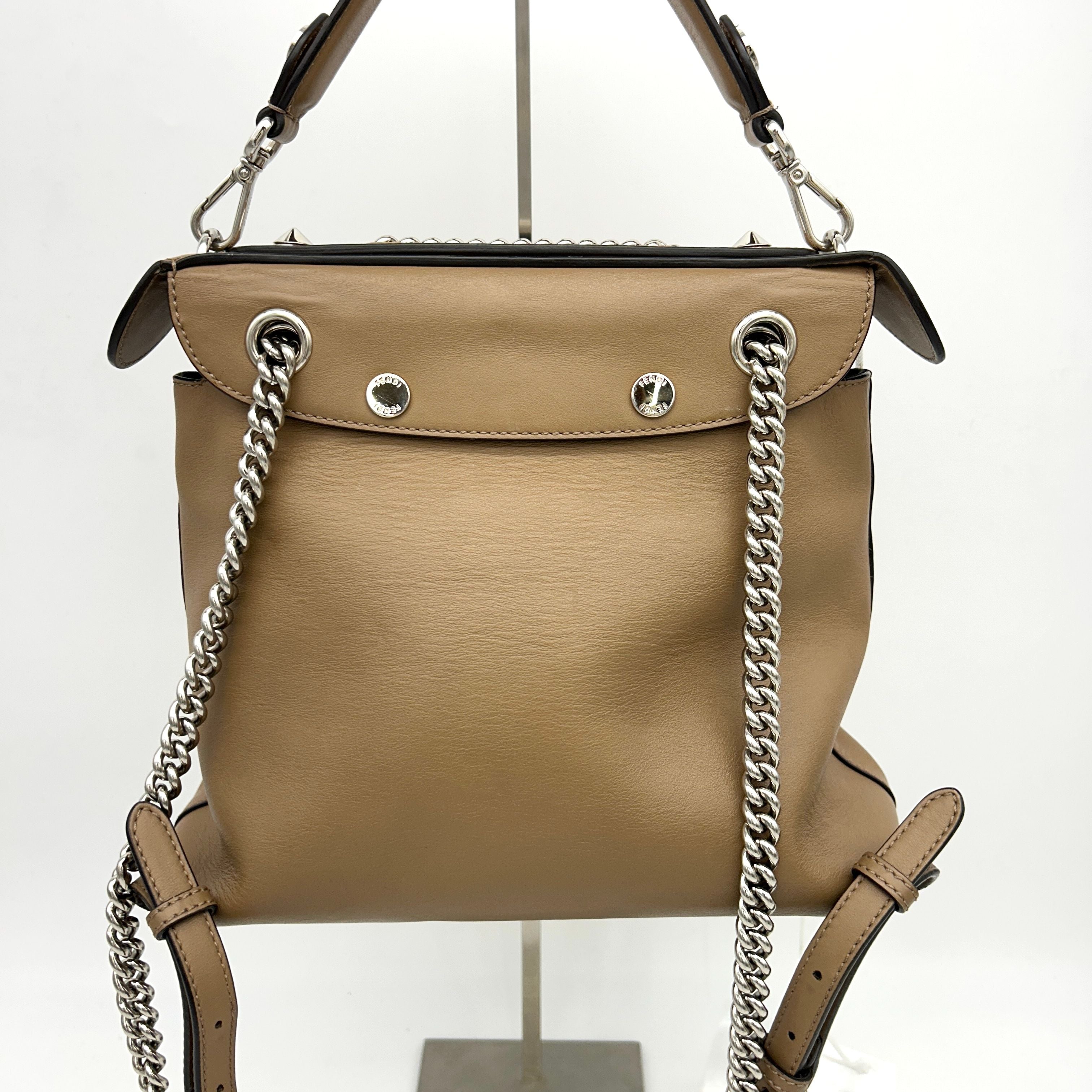 FENDI Vitello Century Opaco Large Back to School Backpack LA17446