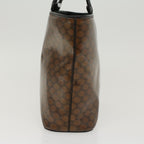 CELINE Macadam Canvas Hand Bag Brown  47388