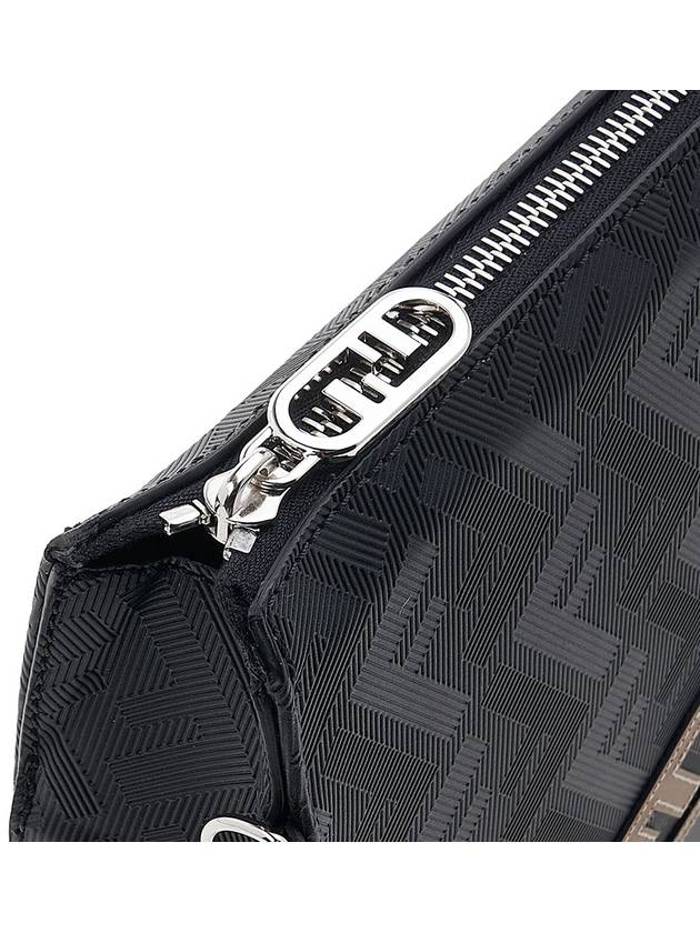 Fendi Men's O Lock FF Chain Print Clutch Bag Back