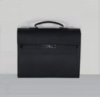 Hermes Briefcases H269 Briefcase Cow Leather Black Bag