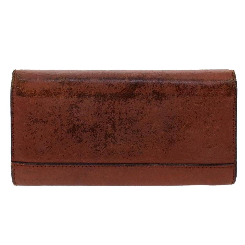 Chloe Wallet Leather 4Set Brown Beige 47799