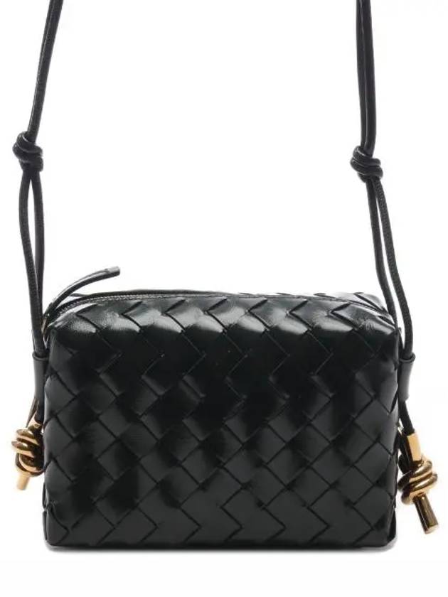Bottega Veneta Intrecciato Loop Camera Mini Shoulder Bag Dark Green