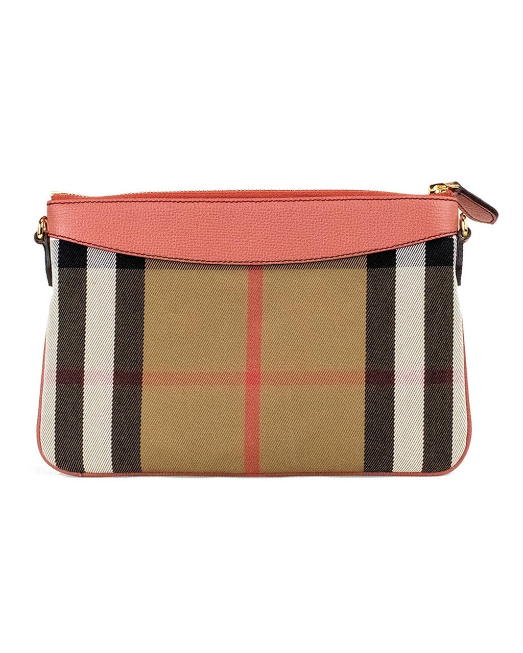 Burberry mall Crobody Bag Check and Leather Women Cinnamon Red Handbags