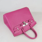 Hermes Birkin 30cm Togo Leather Handbags Peach Silver