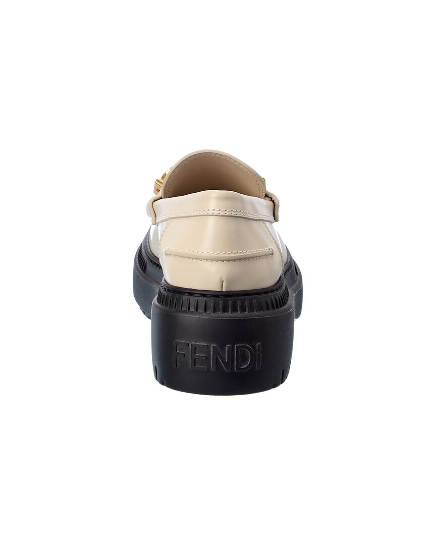 FENDI Fendigraphy Leather Loafer