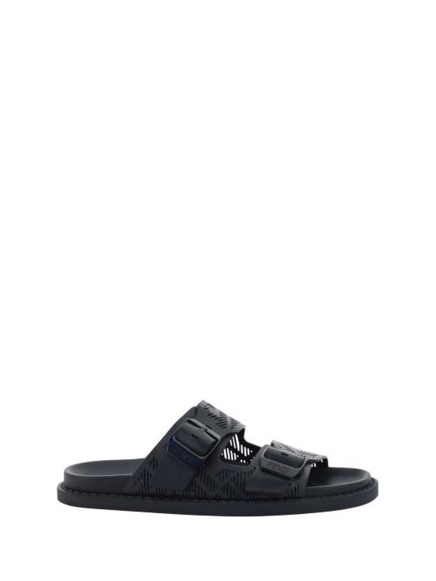 Fendi Feel Slippers Black