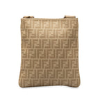 Fendi Zucca 7VA207 Beige Orange PVC Leather  FI