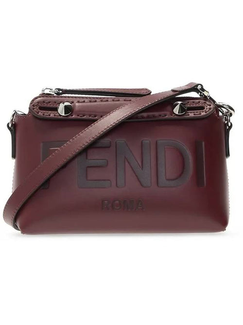 Fendi By The Way Boston Shoulder Bag Barolo Wine