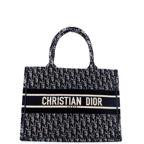 Dior Book Tote Oblique Velvet Small