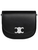 CELINE Medium Besace Triomphe Crossbody Bag Black