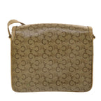 CELINE C Macadam Canvas Shoulder Bag Beige  48459