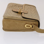 CELINE C Macadam Canvas Shoulder Bag Beige  48459