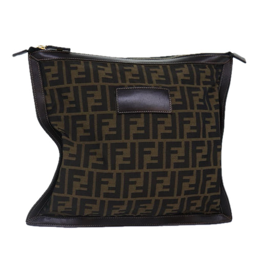 Fendi Zucca  Canvas Clutch Bag ()