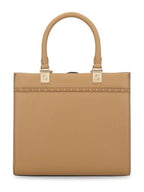 Fendi Logo Sunshine Small Tote Bag Cappuccino