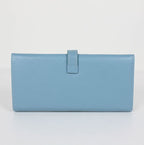 Hermes Wallet H514 Ladies Wallet Blue