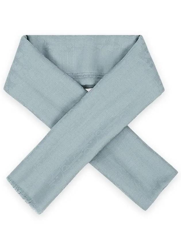Oblique Scarf Blue Dior