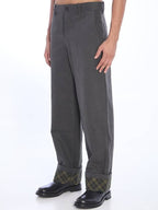 Burberry Cotton Carpenter Straight Pants Black