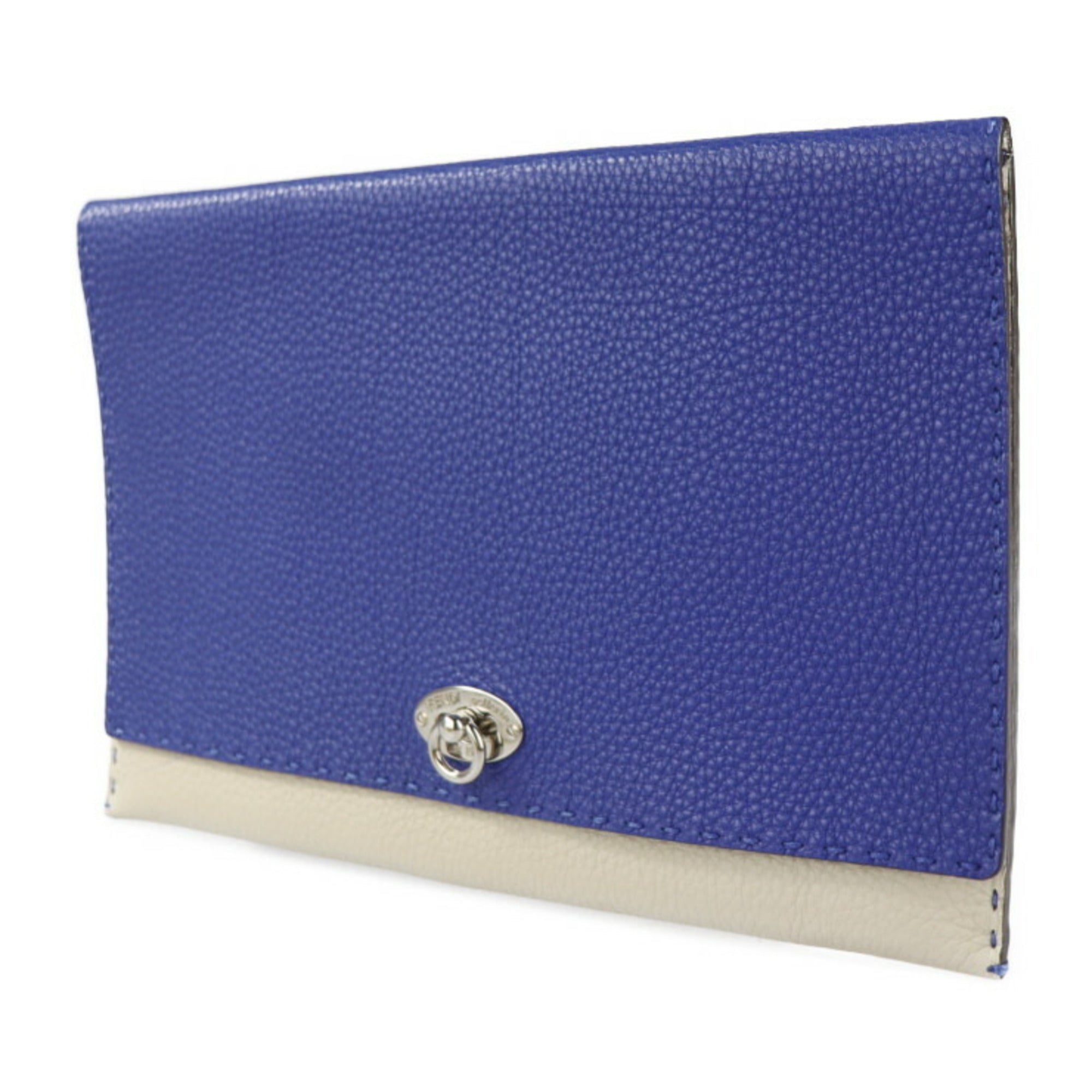 Fendi Selleria  Leather Clutch Bag ()