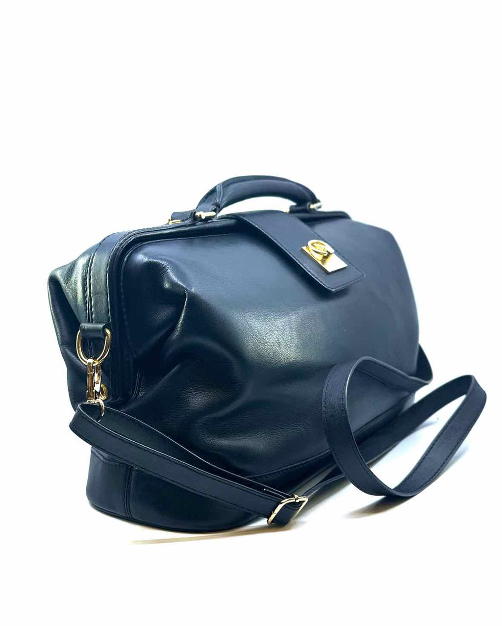 CELINE Black Leather Handbag