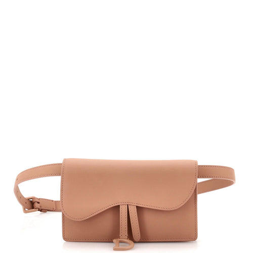Dior Ultra Matte Saddle Rectangular Belt Bag Leather