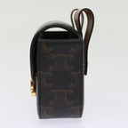 CELINE Mini Triomphe Belt Bag Pouch Triomphe Black  49435A