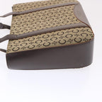 CELINE C Macadam Canvas Shoulder Bag Beige  49447