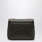 Saint Laurent Moss Green Small Ysl Loulou Bag Women