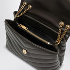 Saint Laurent Moss Green Small Ysl Loulou Bag Women