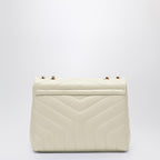 Saint Laurent Cream-Coloured Small Ysl Loulou Bag Women