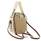 Chloe Small Woody Shoulder Bag straw Beige 03-21-68-65 49911