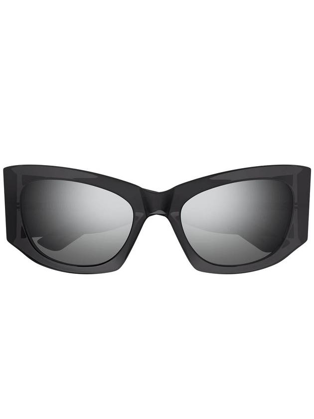 Balenciaga Sunglasses BB0327S 003 GRAY GRAY SILVER