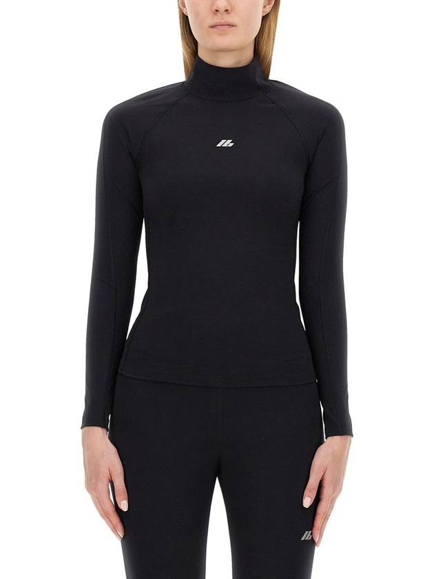 Balenciaga Active sports long sleeve neck polar black