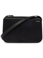 Burberry Snip Leather Cross Bag Sand Black