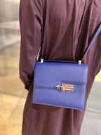 Hermes verrou 21 leather bag