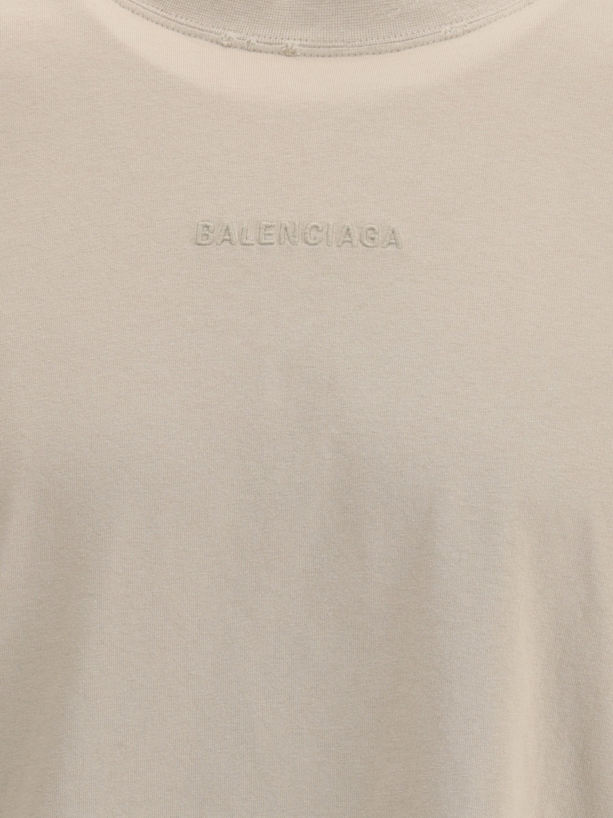 Balenciaga Men Logoed T-Shirt