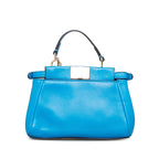 Fendi Peekaboo Micro Blue Leather
