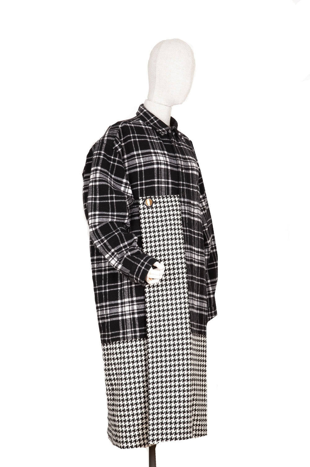 BALENCIAGA Coat Check Black