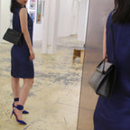 Fendi blue silk dress