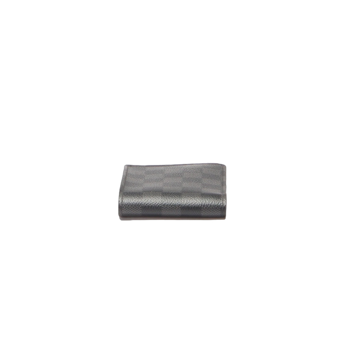 Louis Vuitton Damier Graphite Portefeuille Slender Canvas Short Wallet N63261 in New Condition