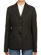 2-In-1 Houndstooth Mohair Wool Jacket Grey Dior