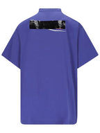 Balenciaga Gaffer Political Campaign Short Sleeve T-Shirt Blue