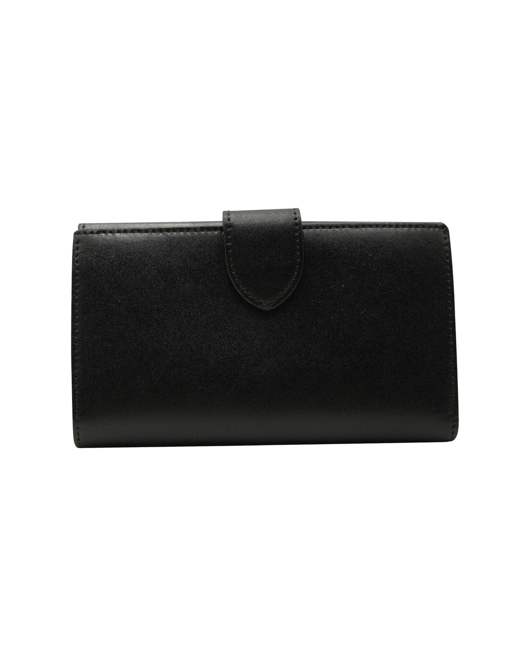 Fendi DotCom Continental Long Wallet in Black Leather