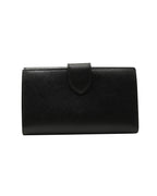 Fendi DotCom Continental Long Wallet in Black Leather