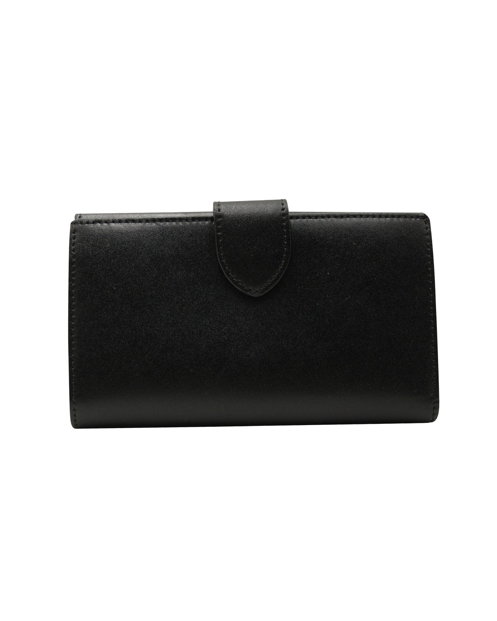 Fendi DotCom Continental Long Wallet in Black Leather